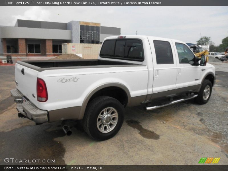 Oxford White / Castano Brown Leather 2006 Ford F250 Super Duty King Ranch Crew Cab 4x4