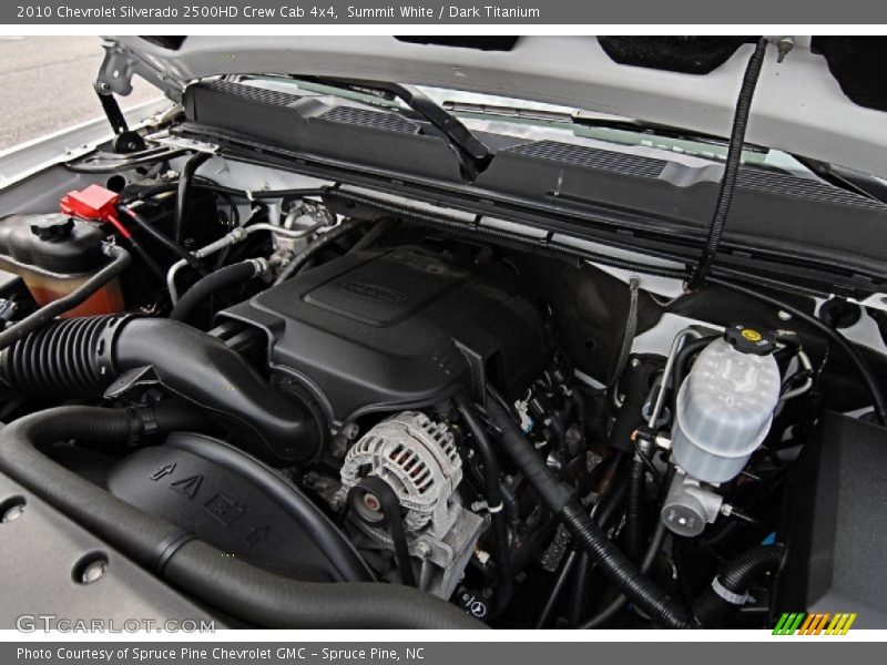 Summit White / Dark Titanium 2010 Chevrolet Silverado 2500HD Crew Cab 4x4