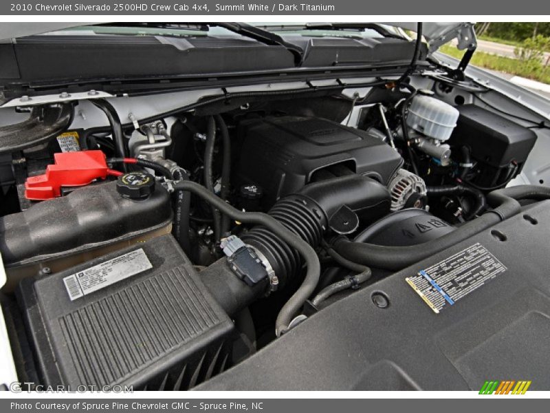 Summit White / Dark Titanium 2010 Chevrolet Silverado 2500HD Crew Cab 4x4