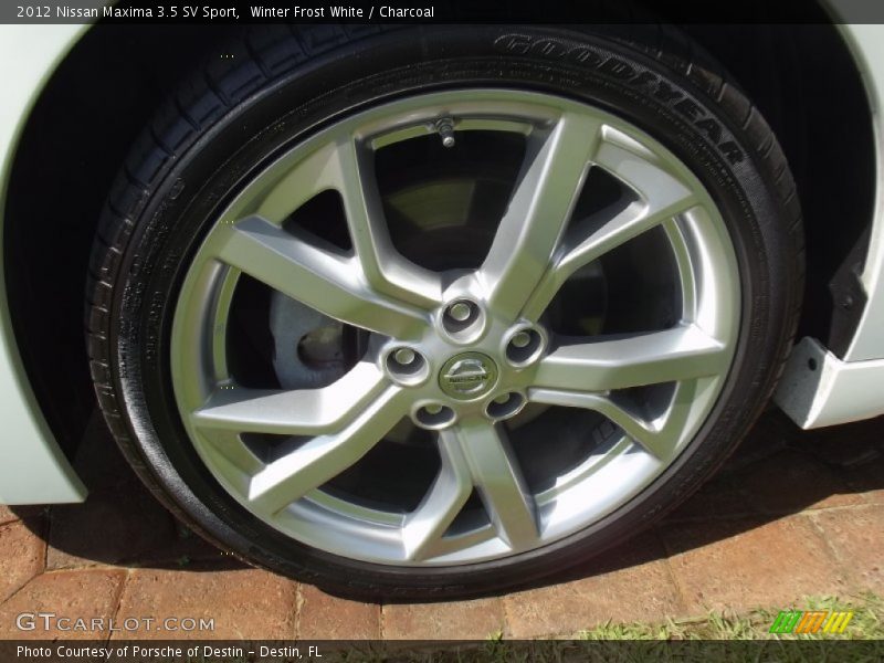 Winter Frost White / Charcoal 2012 Nissan Maxima 3.5 SV Sport