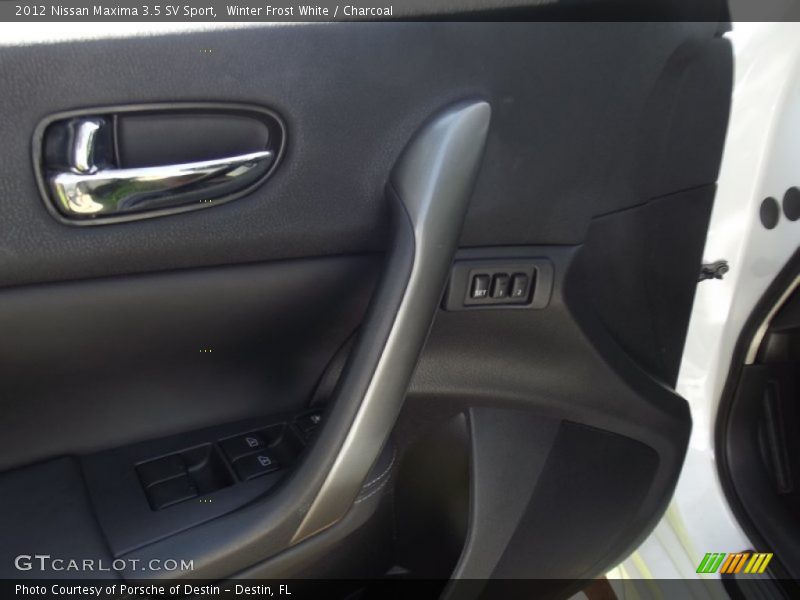 Winter Frost White / Charcoal 2012 Nissan Maxima 3.5 SV Sport