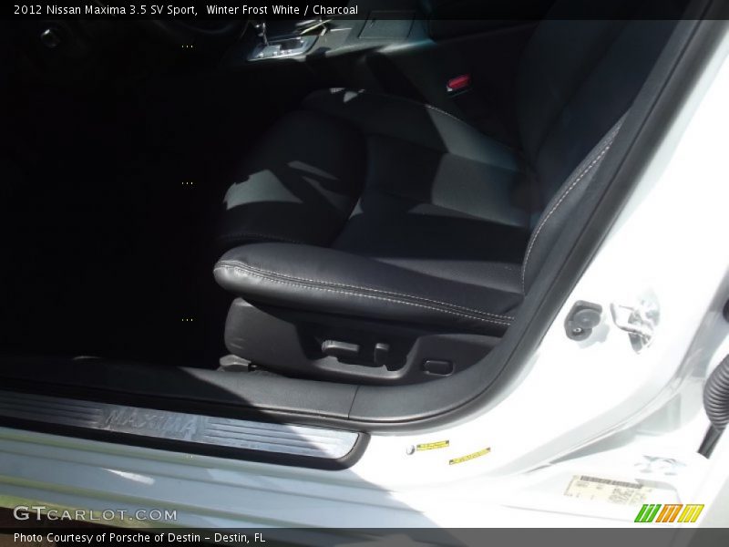 Winter Frost White / Charcoal 2012 Nissan Maxima 3.5 SV Sport