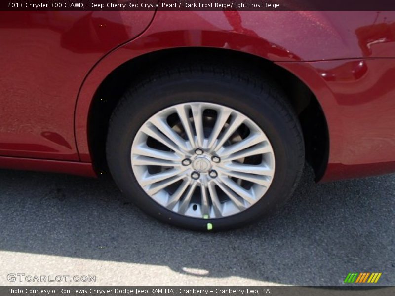Deep Cherry Red Crystal Pearl / Dark Frost Beige/Light Frost Beige 2013 Chrysler 300 C AWD