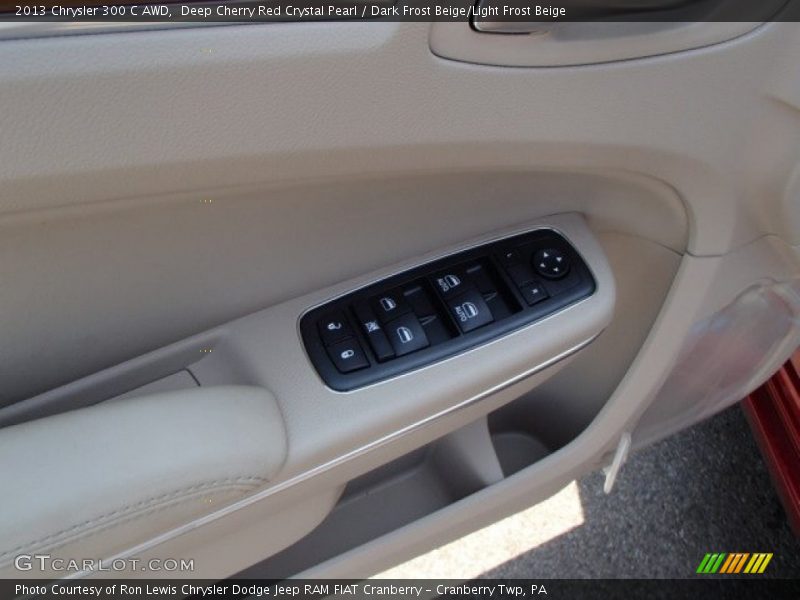Deep Cherry Red Crystal Pearl / Dark Frost Beige/Light Frost Beige 2013 Chrysler 300 C AWD