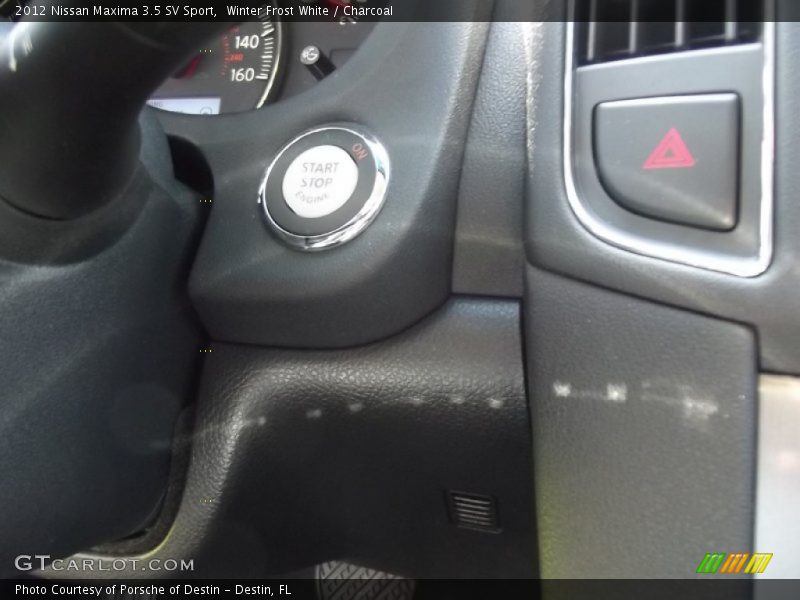 Winter Frost White / Charcoal 2012 Nissan Maxima 3.5 SV Sport