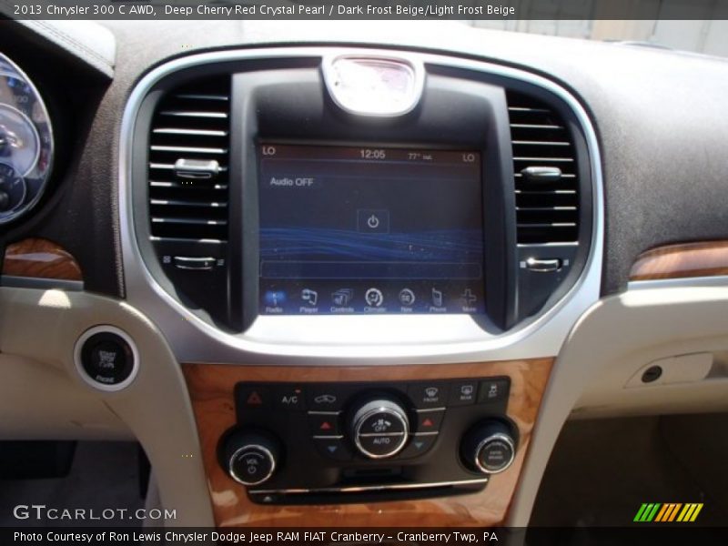 Deep Cherry Red Crystal Pearl / Dark Frost Beige/Light Frost Beige 2013 Chrysler 300 C AWD