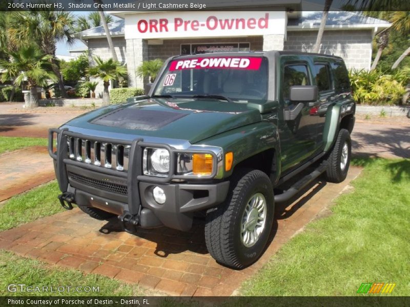 Shadow Green Metallic / Light Cashmere Beige 2006 Hummer H3