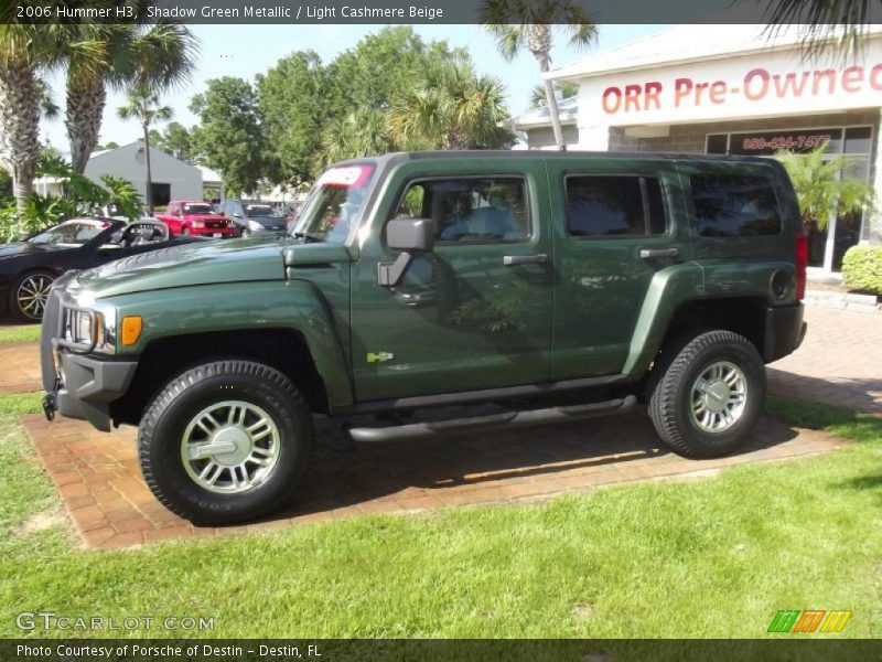 Shadow Green Metallic / Light Cashmere Beige 2006 Hummer H3