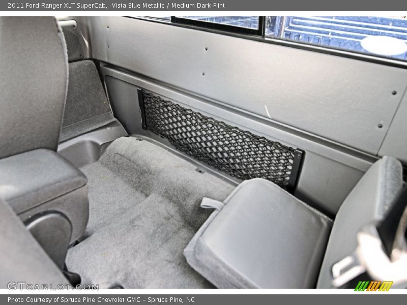 Vista Blue Metallic / Medium Dark Flint 2011 Ford Ranger XLT SuperCab