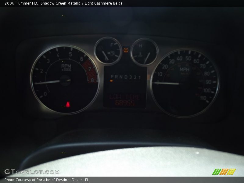 Shadow Green Metallic / Light Cashmere Beige 2006 Hummer H3