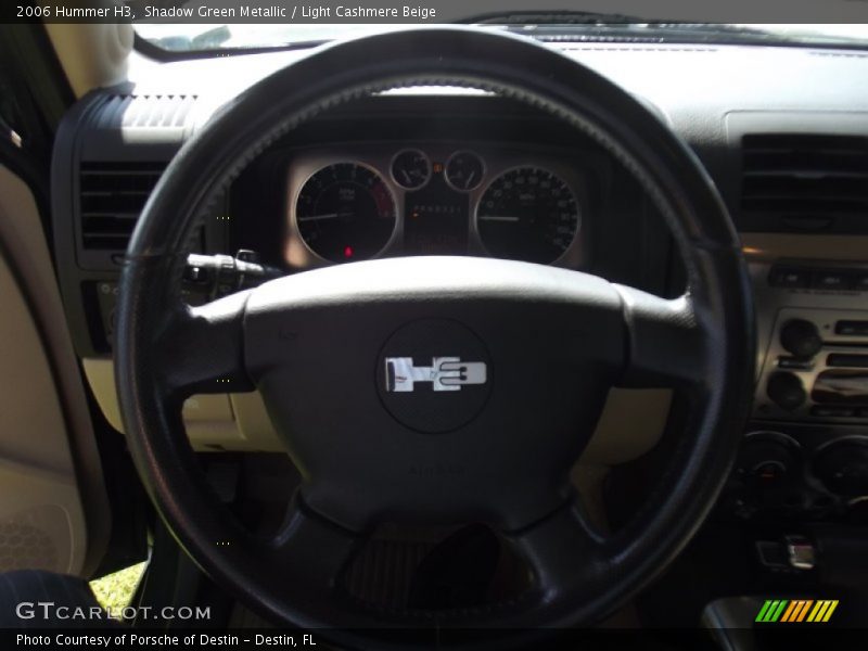 Shadow Green Metallic / Light Cashmere Beige 2006 Hummer H3