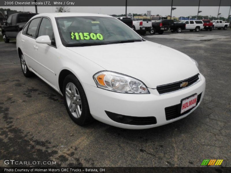 White / Gray 2006 Chevrolet Impala LTZ