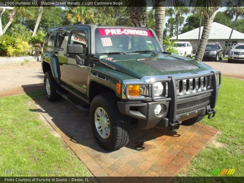 Shadow Green Metallic / Light Cashmere Beige 2006 Hummer H3
