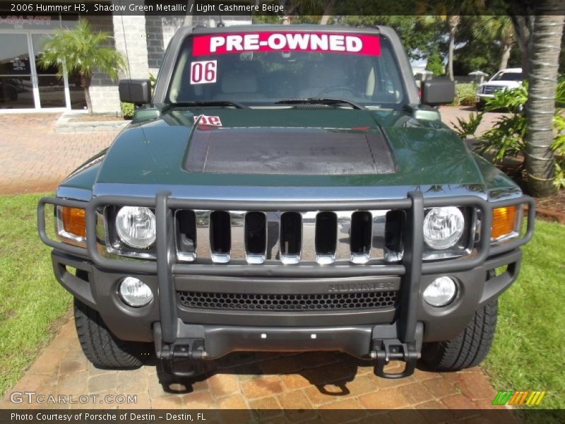 Shadow Green Metallic / Light Cashmere Beige 2006 Hummer H3