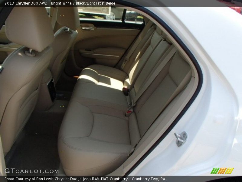 Bright White / Black/Light Frost Beige 2013 Chrysler 300 AWD