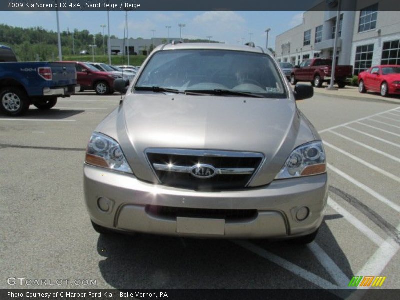 Sand Beige / Beige 2009 Kia Sorento LX 4x4