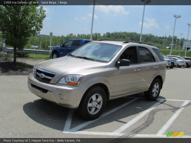 Sand Beige / Beige 2009 Kia Sorento LX 4x4
