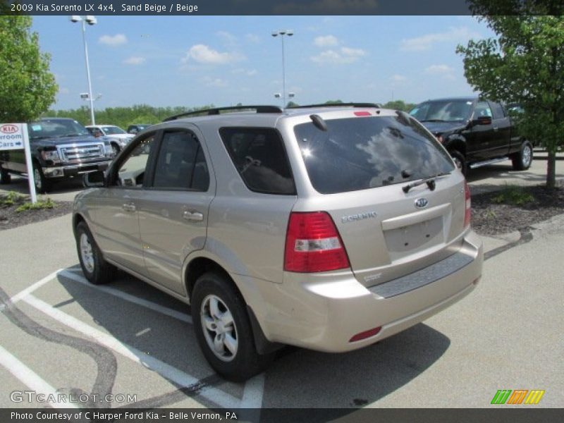 Sand Beige / Beige 2009 Kia Sorento LX 4x4