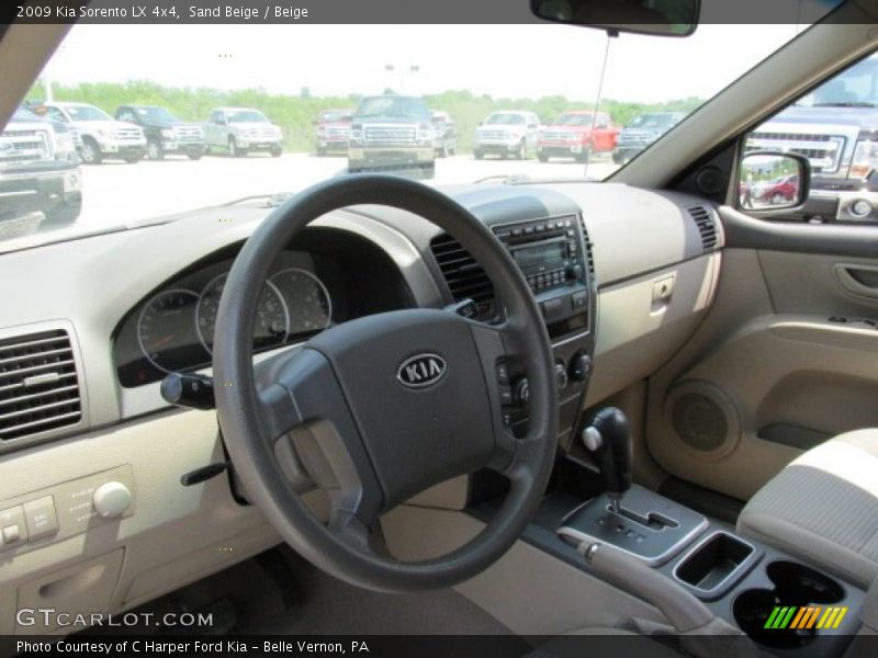 Sand Beige / Beige 2009 Kia Sorento LX 4x4