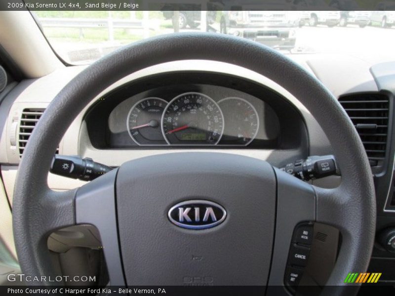 Sand Beige / Beige 2009 Kia Sorento LX 4x4