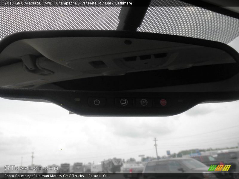 Champagne Silver Metallic / Dark Cashmere 2013 GMC Acadia SLT AWD