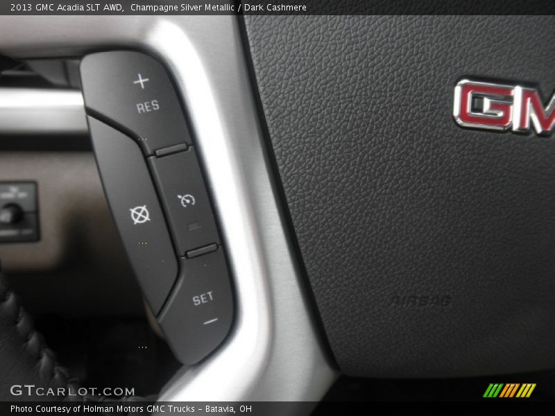 Controls of 2013 Acadia SLT AWD