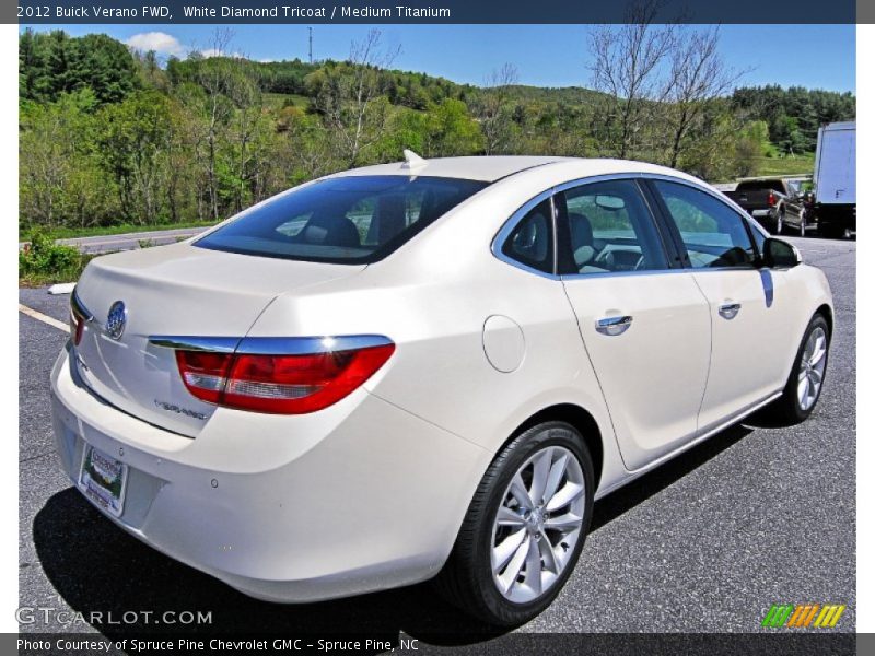 White Diamond Tricoat / Medium Titanium 2012 Buick Verano FWD