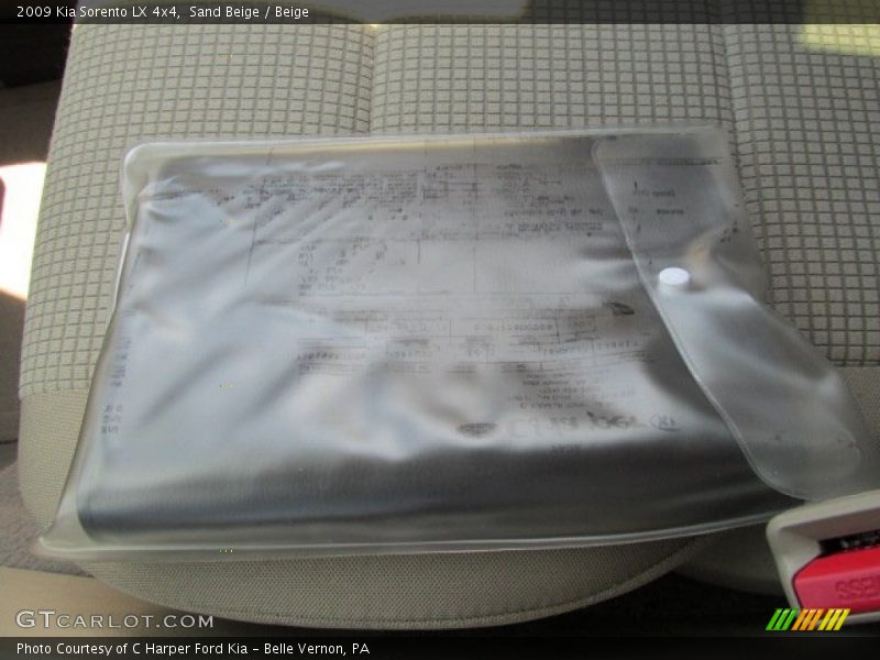 Sand Beige / Beige 2009 Kia Sorento LX 4x4
