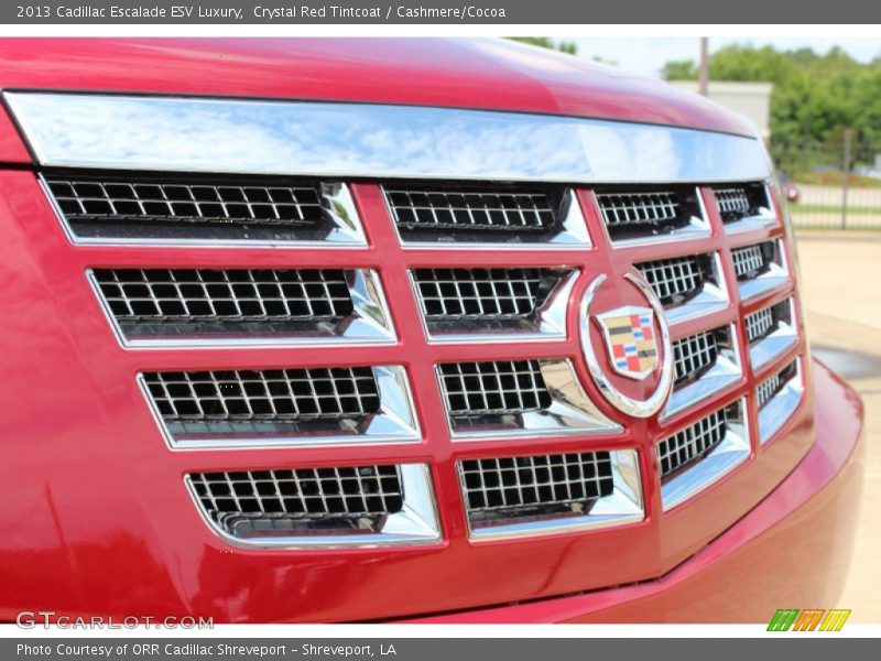 Crystal Red Tintcoat / Cashmere/Cocoa 2013 Cadillac Escalade ESV Luxury