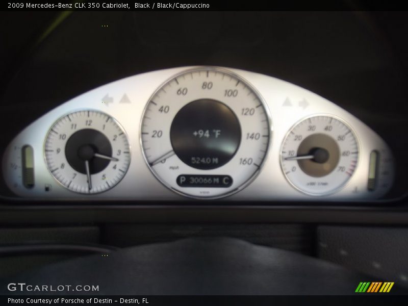Black / Black/Cappuccino 2009 Mercedes-Benz CLK 350 Cabriolet