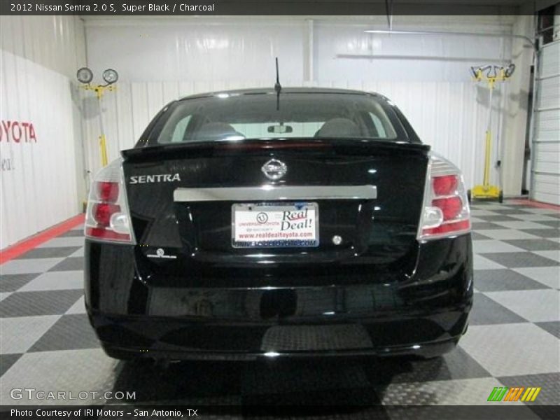 Super Black / Charcoal 2012 Nissan Sentra 2.0 S