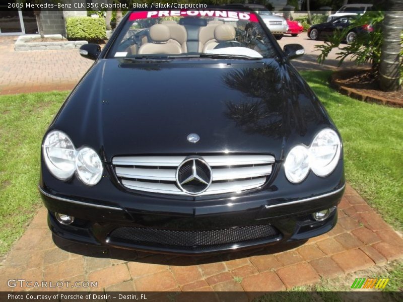 Black / Black/Cappuccino 2009 Mercedes-Benz CLK 350 Cabriolet