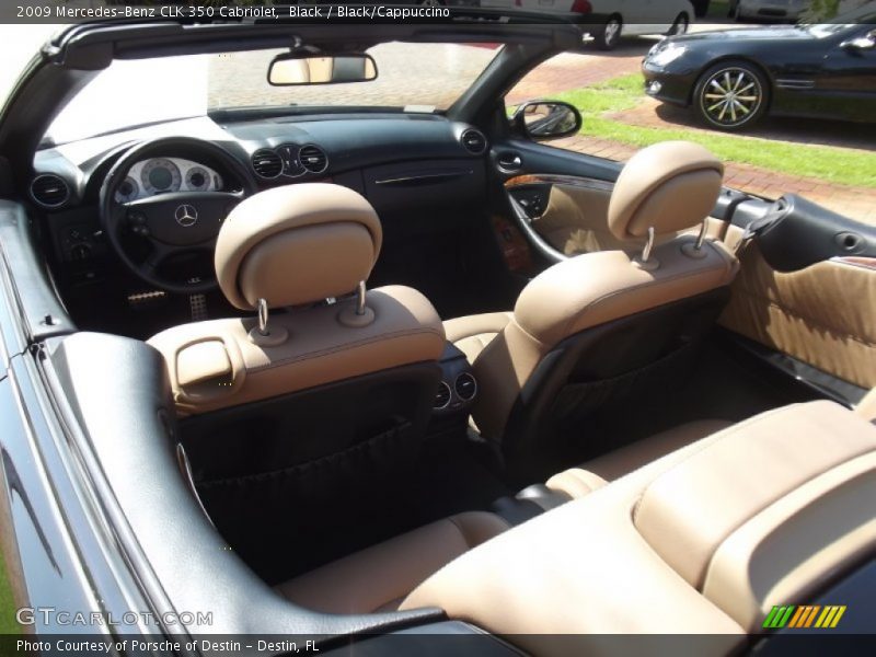 Black / Black/Cappuccino 2009 Mercedes-Benz CLK 350 Cabriolet