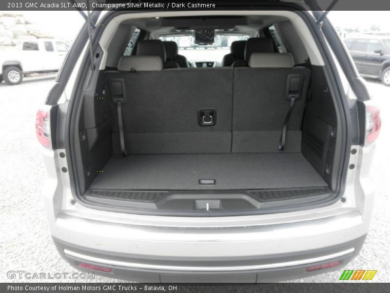 Champagne Silver Metallic / Dark Cashmere 2013 GMC Acadia SLT AWD
