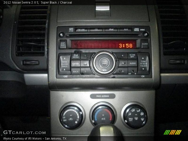 Super Black / Charcoal 2012 Nissan Sentra 2.0 S
