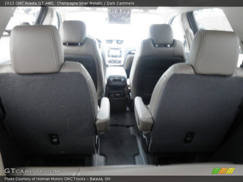 Champagne Silver Metallic / Dark Cashmere 2013 GMC Acadia SLT AWD