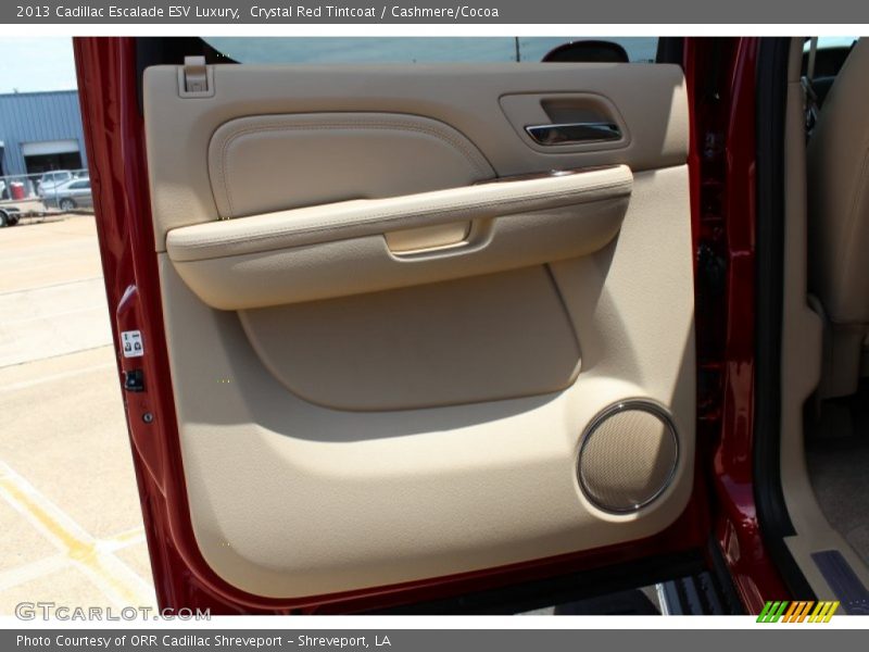 Crystal Red Tintcoat / Cashmere/Cocoa 2013 Cadillac Escalade ESV Luxury