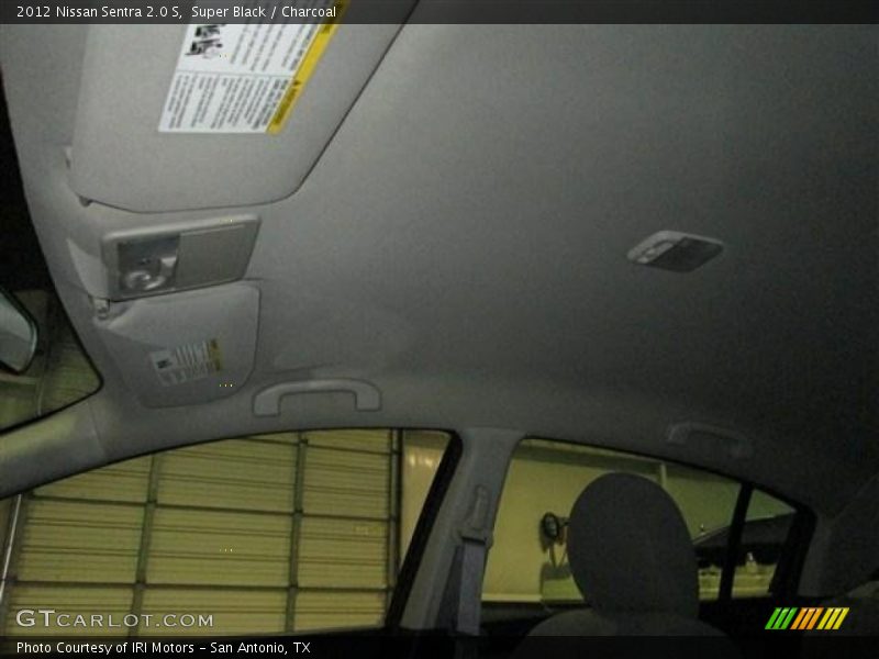 Super Black / Charcoal 2012 Nissan Sentra 2.0 S