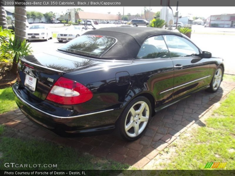 Black / Black/Cappuccino 2009 Mercedes-Benz CLK 350 Cabriolet