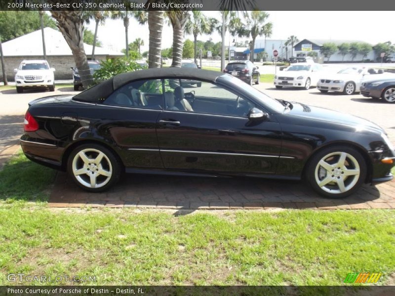 Black / Black/Cappuccino 2009 Mercedes-Benz CLK 350 Cabriolet