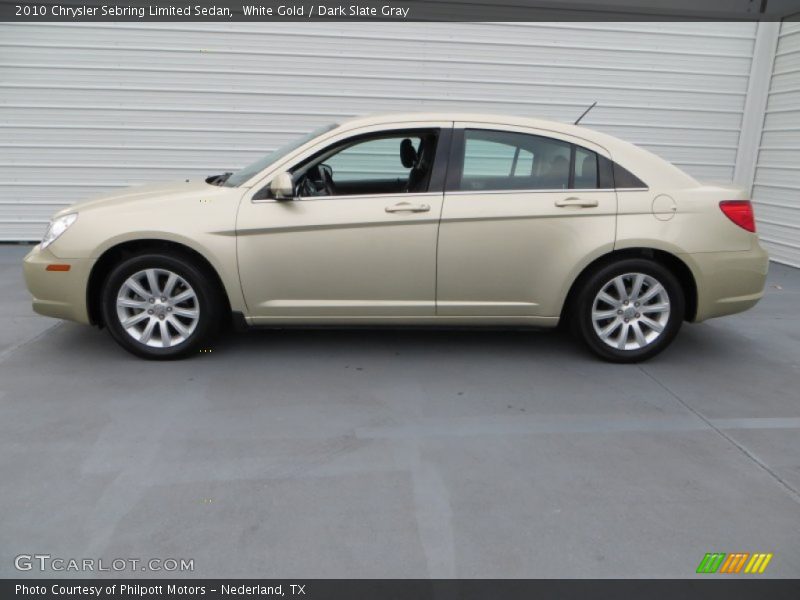 2010 Sebring Limited Sedan White Gold