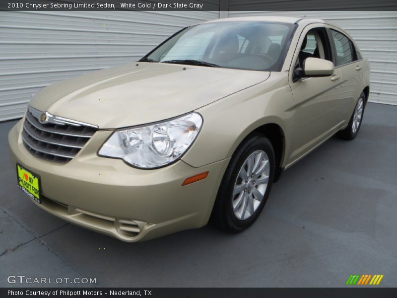 White Gold / Dark Slate Gray 2010 Chrysler Sebring Limited Sedan