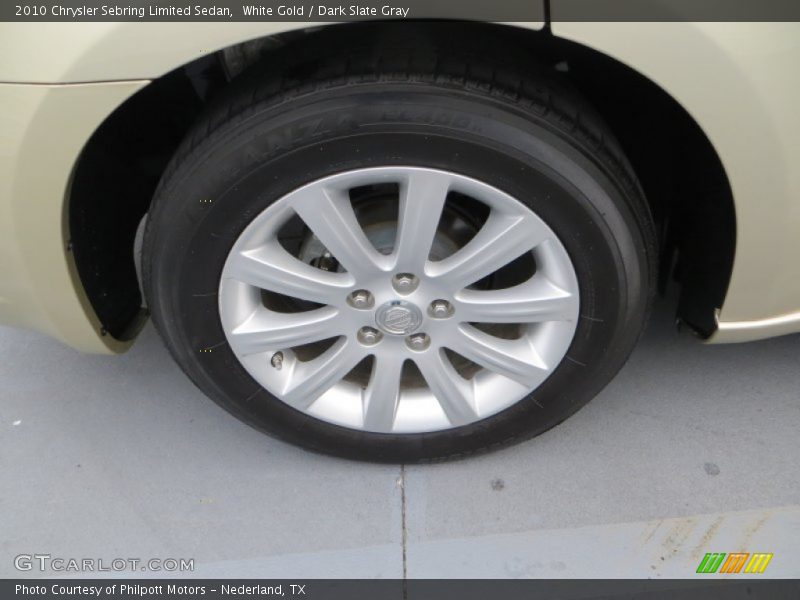 White Gold / Dark Slate Gray 2010 Chrysler Sebring Limited Sedan