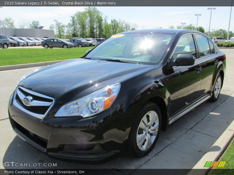 Front 3/4 View of 2010 Legacy 2.5i Sedan