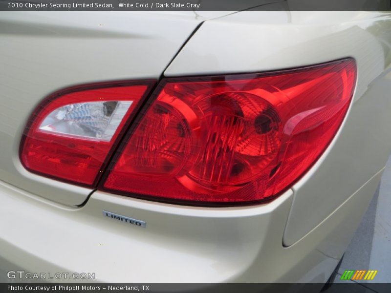 White Gold / Dark Slate Gray 2010 Chrysler Sebring Limited Sedan