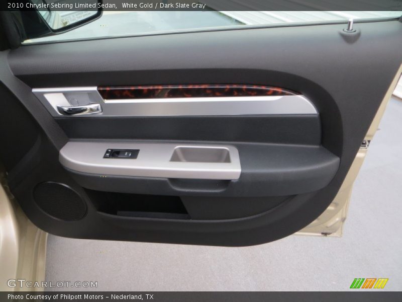 White Gold / Dark Slate Gray 2010 Chrysler Sebring Limited Sedan