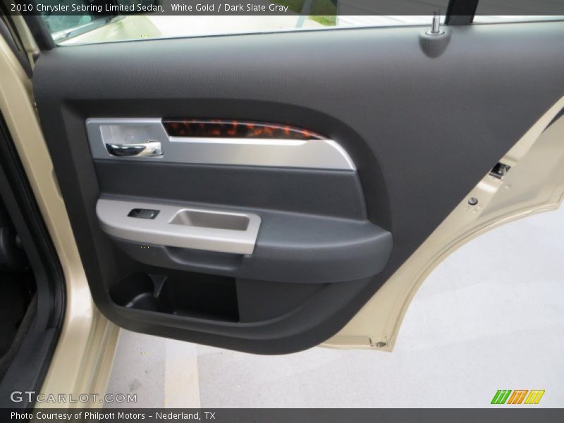 White Gold / Dark Slate Gray 2010 Chrysler Sebring Limited Sedan
