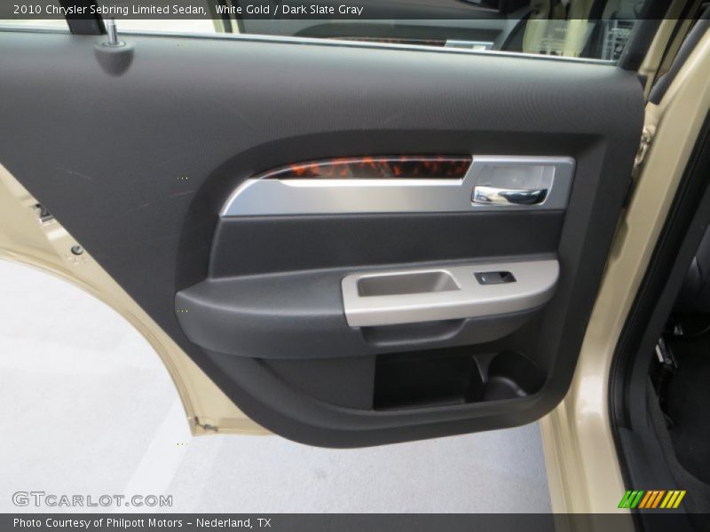 White Gold / Dark Slate Gray 2010 Chrysler Sebring Limited Sedan