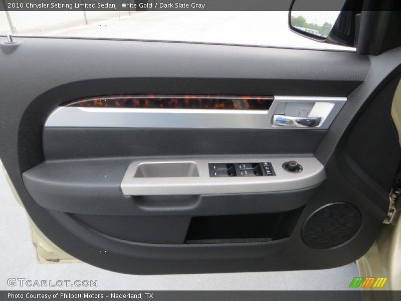 White Gold / Dark Slate Gray 2010 Chrysler Sebring Limited Sedan