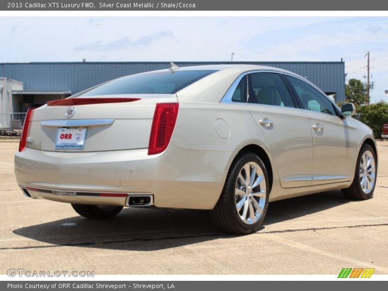 Silver Coast Metallic / Shale/Cocoa 2013 Cadillac XTS Luxury FWD